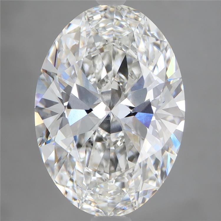 5.13 Carat Oval Shaped, Ideal Cut, F Color, VVS2 Clarity, IGI Certified Lab Grown Diamond