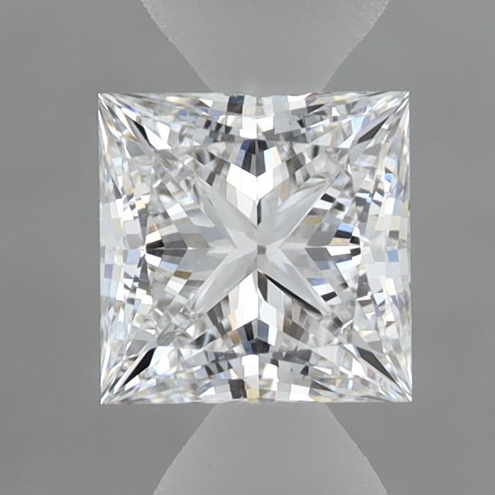1.03 Carat Princess Shaped, Ideal Cut, D Color, VVS2 Clarity, IGI Certified Lab Grown Diamond