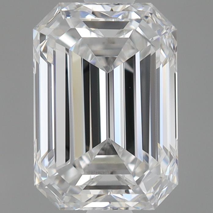 0.98 Carat Emerald Shaped, Ideal Cut, E Color, VVS2 Clarity, IGI Certified Lab Grown Diamond
