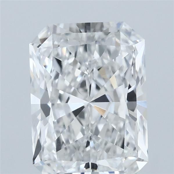2.01 Carat Radiant Shaped, Ideal Cut, E Color, VVS2 Clarity, IGI Certified Lab Grown Diamond