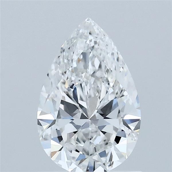1.00 Carat Pear Shaped, Excellent Cut, E Color, VVS2 Clarity, IGI Certified Lab Grown Diamond
