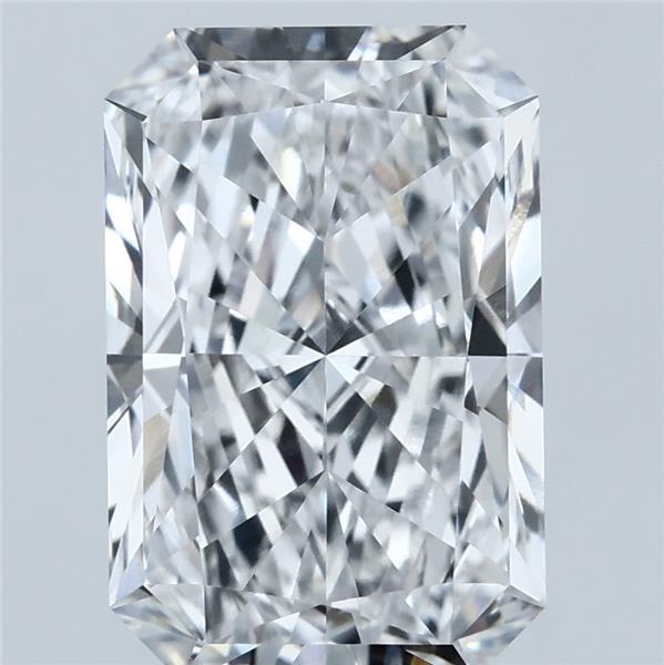 4.05 Carat Radiant Shaped, Ideal Cut, E Color, VVS1 Clarity, IGI Certified Lab Grown Diamond