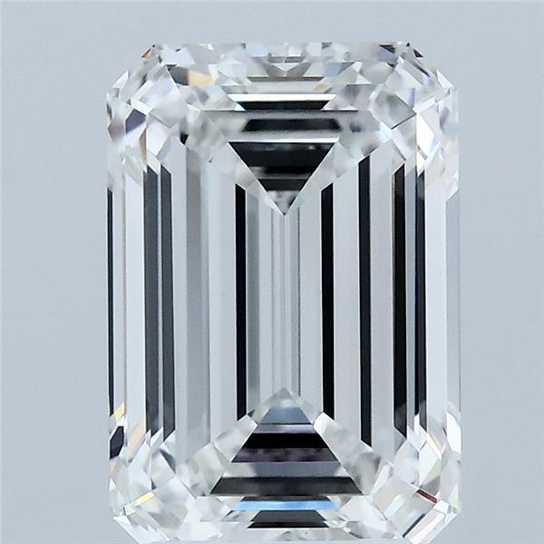 3.07 Carat Emerald Shaped, Ideal Cut, E Color, VVS2 Clarity, IGI Certified Lab Grown Diamond