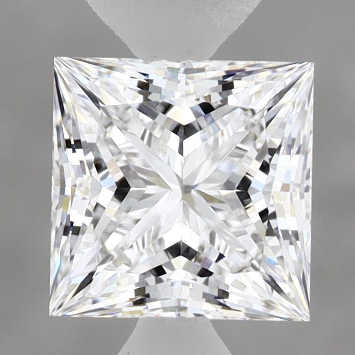 1.59 Carat Princess Shaped, Ideal Cut, D Color, VVS1 Clarity, IGI Certified Lab Grown Diamond