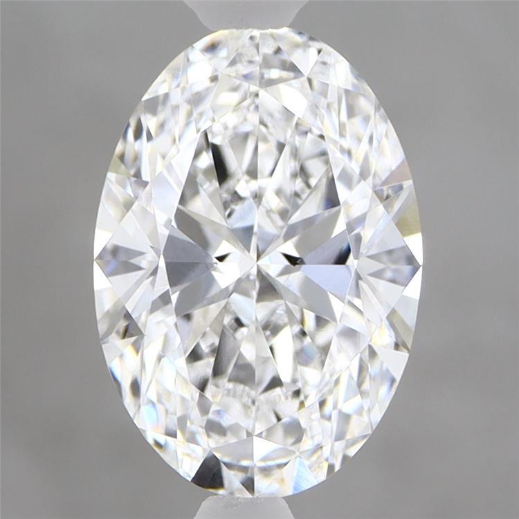 2.05 Carat Oval Shaped, Ideal Cut, D Color, VVS2 Clarity, IGI Certified Lab Grown Diamond