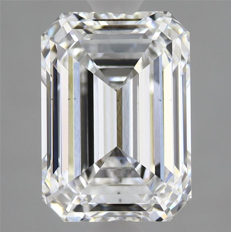 2.88 Carat Emerald Shaped, Ideal Cut, D Color, VS2 Clarity, IGI Certified Lab Grown Diamond