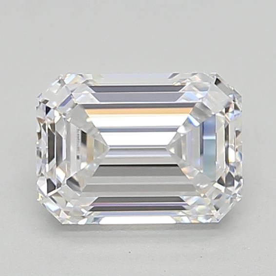 1.06 Carat Emerald Shaped, Very Good Cut, D Color, VVS2 Clarity, IGI Certified Lab Grown Diamond