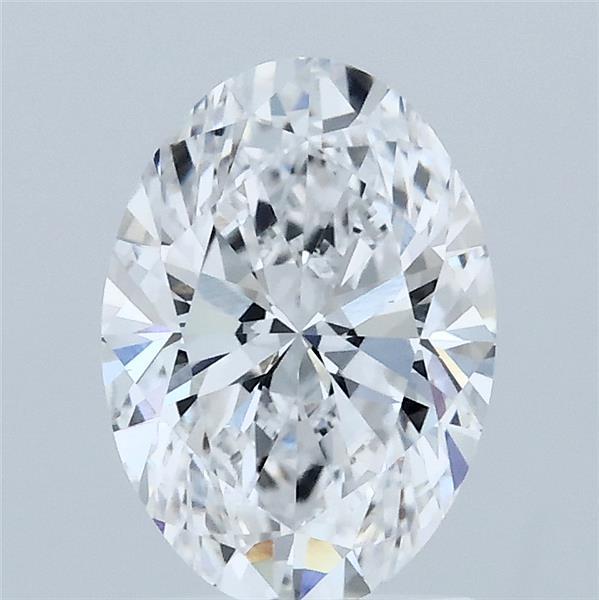 1.58 Carat Oval Shaped, Ideal Cut, D Color, VVS1 Clarity, IGI Certified Lab Grown Diamond