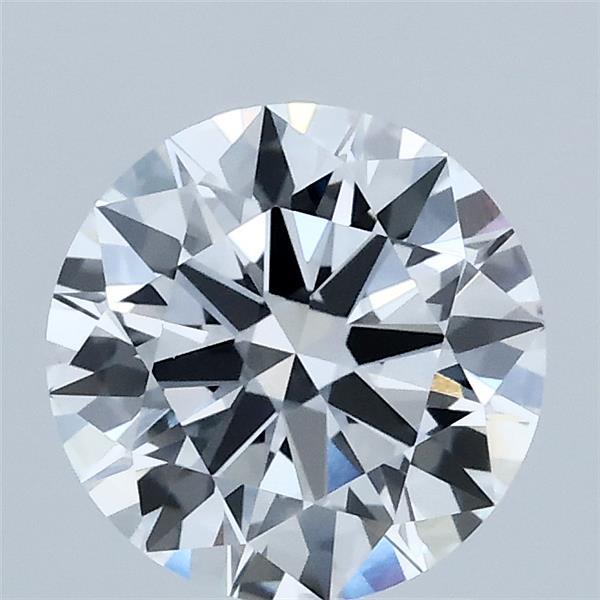 1.54 Carat Round Shaped, Ideal Cut, D Color, VVS2 Clarity, IGI Certified Lab Grown Diamond