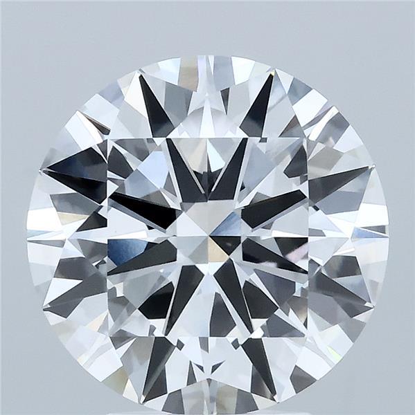 4.02 Carat Round Shaped, Excellent Cut, E Color, VVS2 Clarity, IGI Certified Lab Grown Diamond