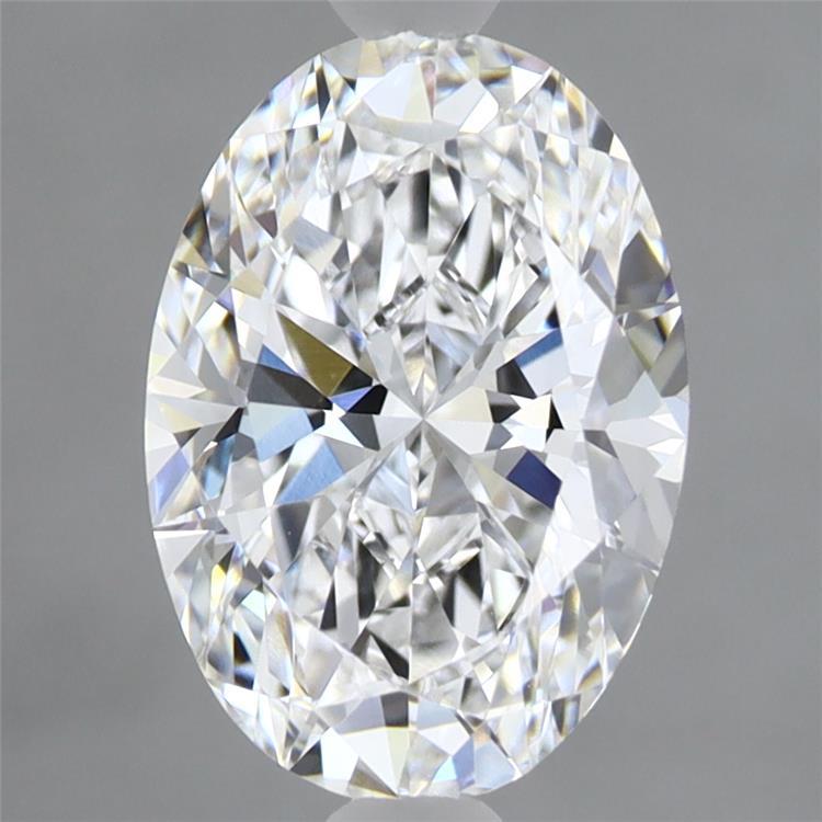 2.07 Carat Oval Shaped, Ideal Cut, D Color, VVS2 Clarity, IGI Certified Lab Grown Diamond