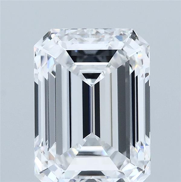2.53 Carat Emerald Shaped, Ideal Cut, D Color, VVS1 Clarity, IGI Certified Lab Grown Diamond