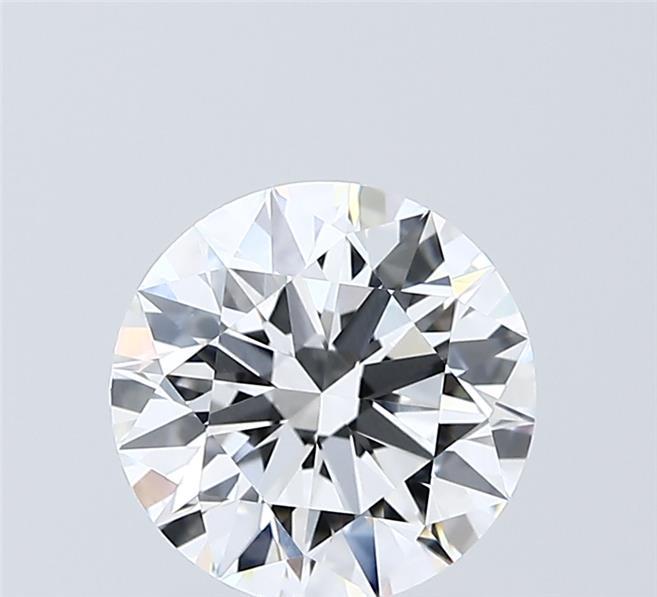 2.05 Carat Round Shaped, Ideal Cut, D Color, VVS2 Clarity, IGI Certified Lab Grown Diamond