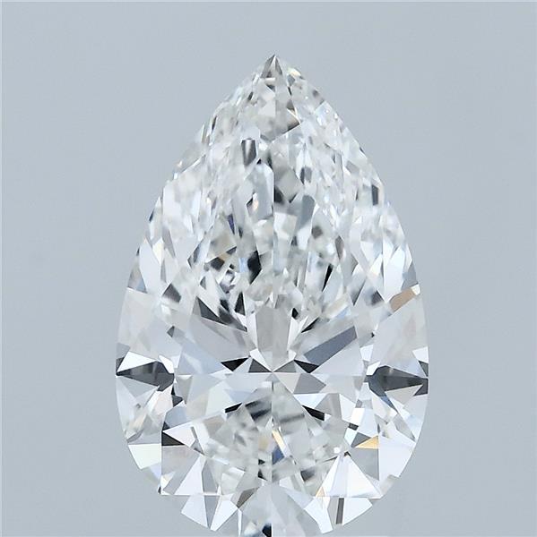 2.89 Carat Pear Shaped, Ideal Cut, E Color, VVS1 Clarity, IGI Certified Lab Grown Diamond