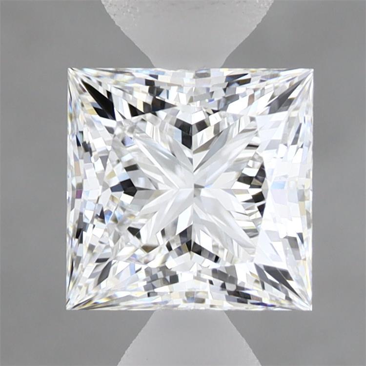 1.61 Carat Princess Shaped, Ideal Cut, D Color, VVS2 Clarity, IGI Certified Lab Grown Diamond