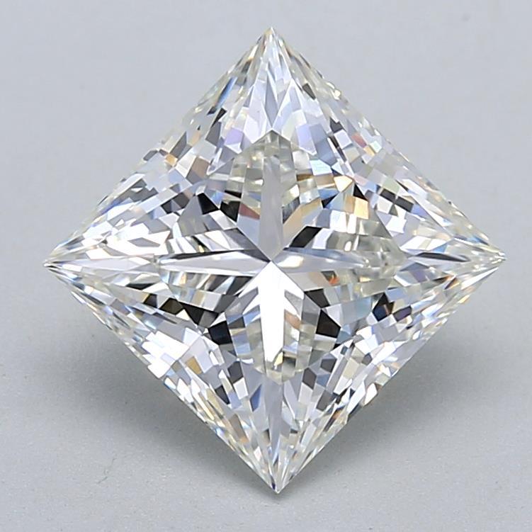 4.05 Carat Princess Shaped, Ideal Cut, G Color, VS1 Clarity, IGI Certified Lab Grown Diamond