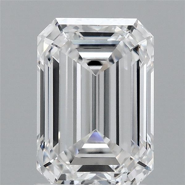 2.09 Carat Emerald Shaped, Ideal Cut, D Color, VVS1 Clarity, IGI Certified Lab Grown Diamond