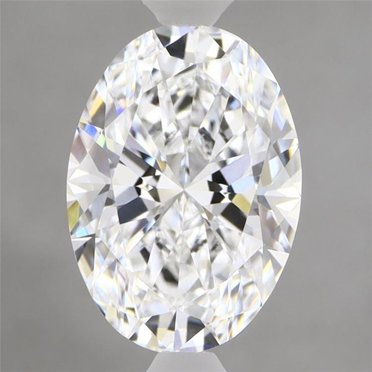 2.06 Carat Oval Shaped, Ideal Cut, D Color, VVS2 Clarity, IGI Certified Lab Grown Diamond