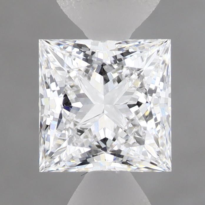 1.09 Carat Princess Shaped, Ideal Cut, D Color, VVS2 Clarity, IGI Certified Lab Grown Diamond