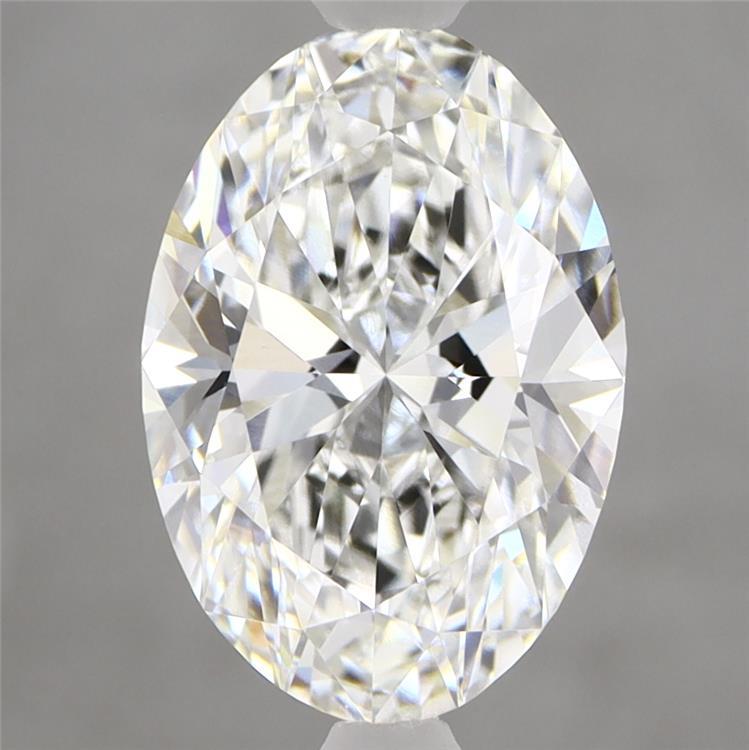 2.58 Carat Oval Shaped, Ideal Cut, F Color, VVS2 Clarity, IGI Certified Lab Grown Diamond