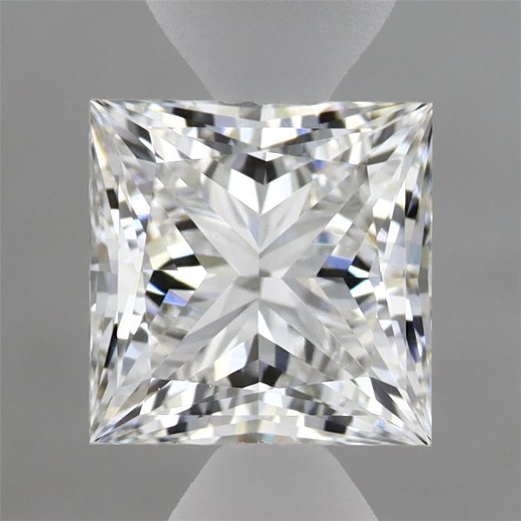 1.55 Carat Princess Shaped, Ideal Cut, F Color, VVS2 Clarity, IGI Certified Lab Grown Diamond