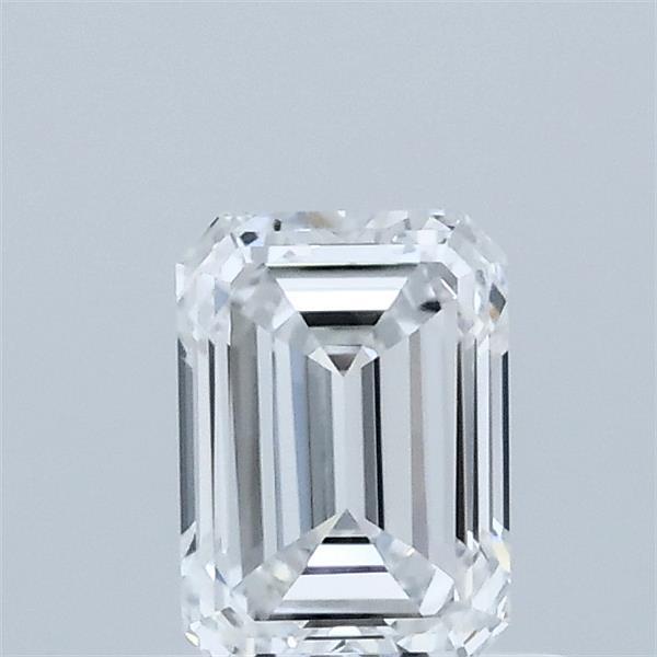 0.71 Carat Emerald Shaped, Ideal Cut, D Color, VVS2 Clarity, IGI Certified Lab Grown Diamond