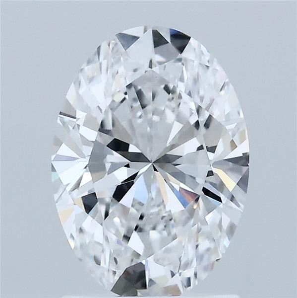 1.52 Carat Oval Shaped, Ideal Cut, D Color, VVS2 Clarity, IGI Certified Lab Grown Diamond