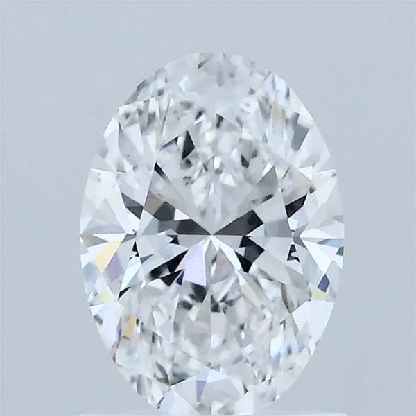 1.07 Carat Oval Shaped, Ideal Cut, D Color, VVS2 Clarity, IGI Certified Lab Grown Diamond