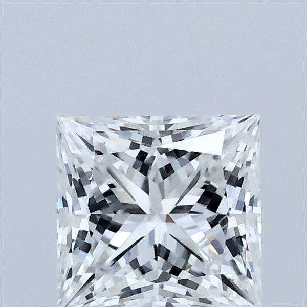 1.06 Carat Princess Shaped, Ideal Cut, D Color, VVS2 Clarity, IGI Certified Lab Grown Diamond