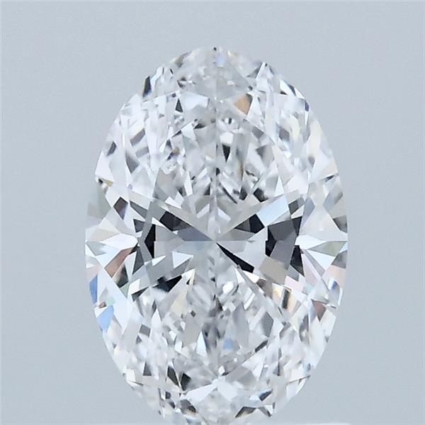 1.08 Carat Oval Shaped, Ideal Cut, D Color, VVS2 Clarity, IGI Certified Lab Grown Diamond