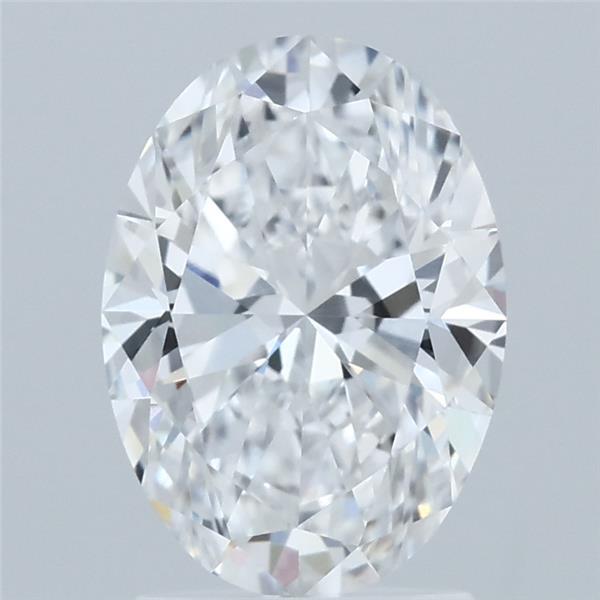 2.07 Carat Oval Shaped, Ideal Cut, D Color, VVS1 Clarity, IGI Certified Lab Grown Diamond