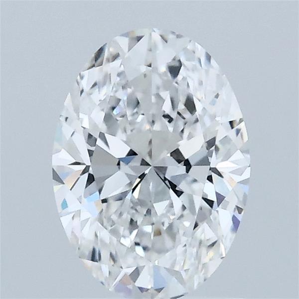 1.00 Carat Oval Shaped, Ideal Cut, D Color, VVS2 Clarity, IGI Certified Lab Grown Diamond