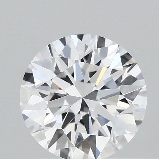 0.37 Carat Round Shaped, Ideal Cut, D Color, VVS2 Clarity, IGI Certified Lab Grown Diamond