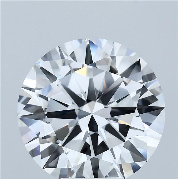 6.00 Carat Round Shaped, Excellent Cut, E Color, VVS2 Clarity, IGI Certified Lab Grown Diamond