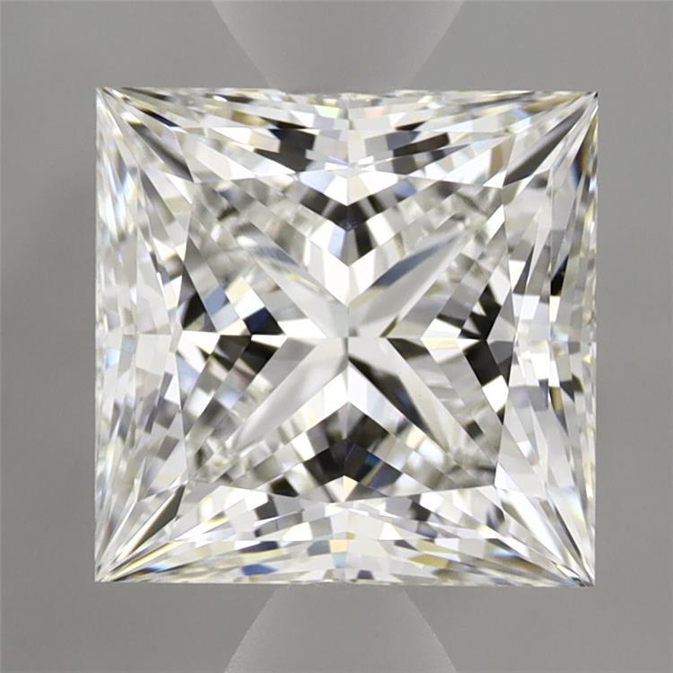 3.02 Carat Princess Shaped, Ideal Cut, F Color, VVS2 Clarity, IGI Certified Lab Grown Diamond