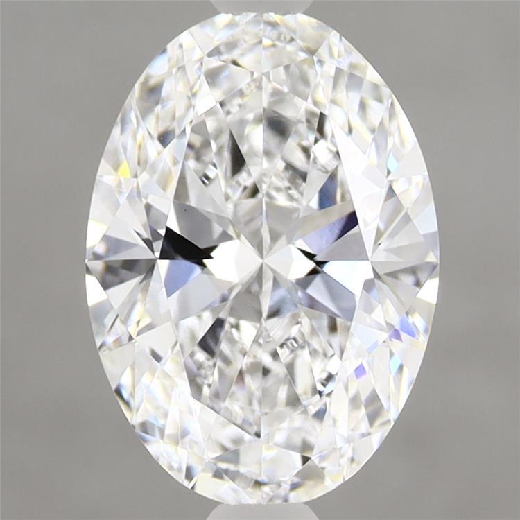 2.07 Carat Oval Shaped, Ideal Cut, D Color, VVS2 Clarity, IGI Certified Lab Grown Diamond