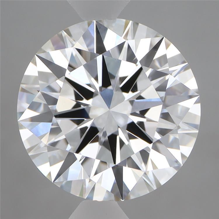 4.09 Carat Round Shaped, Ideal Cut, F Color, VVS2 Clarity, IGI Certified Lab Grown Diamond