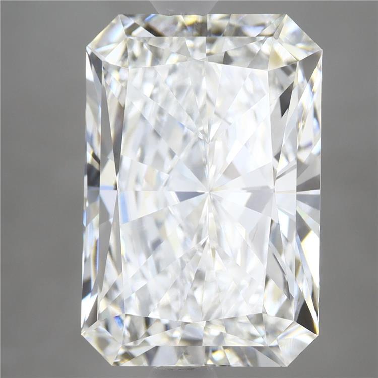 7.55 Carat Radiant Shaped, Ideal Cut, F Color, VVS2 Clarity, IGI Certified Lab Grown Diamond