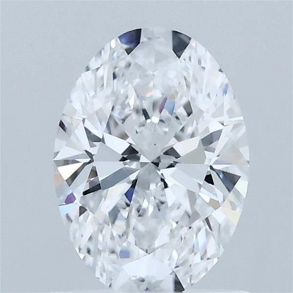 1.01 Carat Oval Shaped, Ideal Cut, D Color, VVS2 Clarity, IGI Certified Lab Grown Diamond