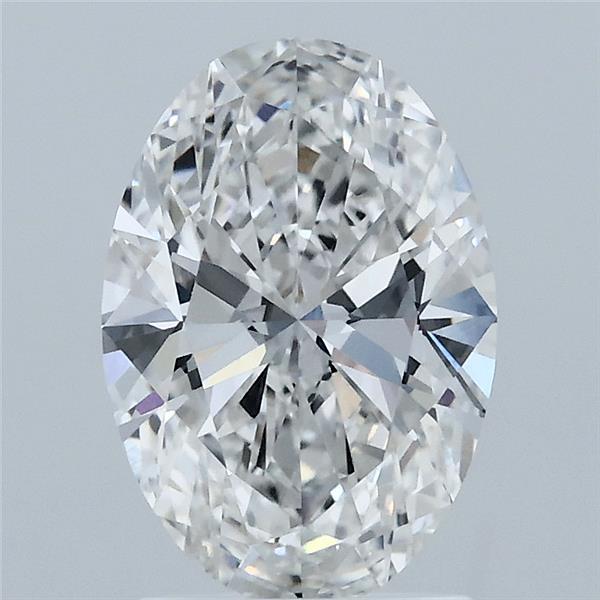 1.85 Carat Oval Shaped, Ideal Cut, F Color, VVS1 Clarity, IGI Certified Lab Grown Diamond