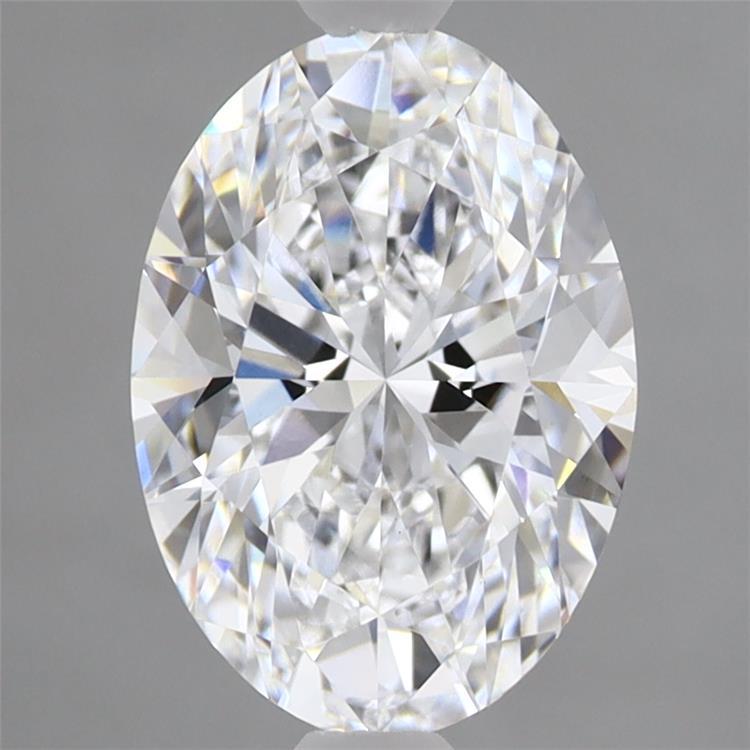 2.06 Carat Oval Shaped, Excellent Cut, D Color, VVS2 Clarity, IGI Certified Lab Grown Diamond