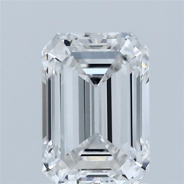 1.59 Carat Emerald Shaped, Ideal Cut, E Color, VVS2 Clarity, IGI Certified Lab Grown Diamond