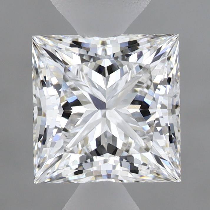1.55 Carat Princess Shaped, Ideal Cut, E Color, VS1 Clarity, IGI Certified Lab Grown Diamond