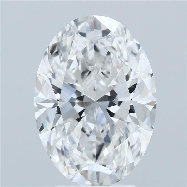 4.05 Carat Oval Shaped, Ideal Cut, E Color, VVS2 Clarity, IGI Certified Lab Grown Diamond