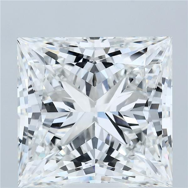 13.07 Carat Princess Shaped, Ideal Cut, F Color, VVS2 Clarity, IGI Certified Lab Grown Diamond
