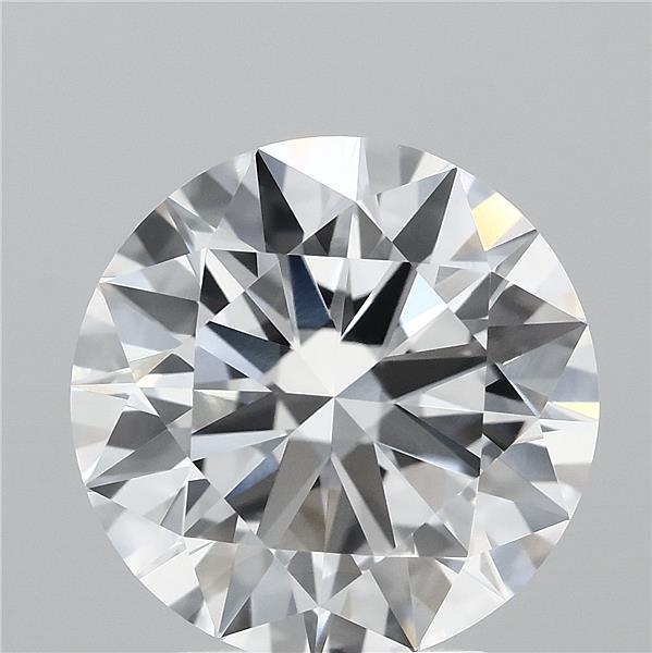 3.02 Carat Round Shaped, Ideal Cut, D Color, VVS1 Clarity, IGI Certified Lab Grown Diamond