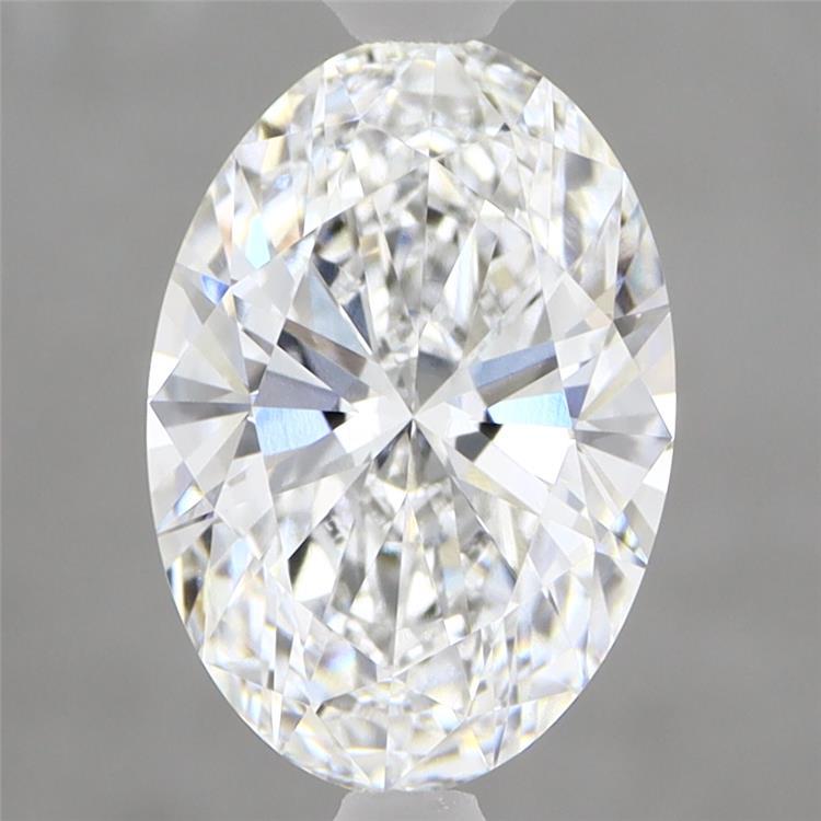 2.06 Carat Oval Shaped, Ideal Cut, D Color, VVS2 Clarity, IGI Certified Lab Grown Diamond