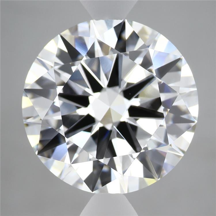 6.04 Carat Round Shaped, Excellent Cut, F Color, VVS2 Clarity, IGI Certified Lab Grown Diamond