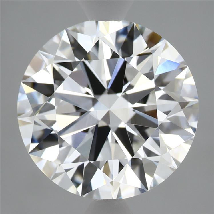 4.00 Carat Round Shaped, Ideal Cut, F Color, VVS2 Clarity, IGI Certified Lab Grown Diamond