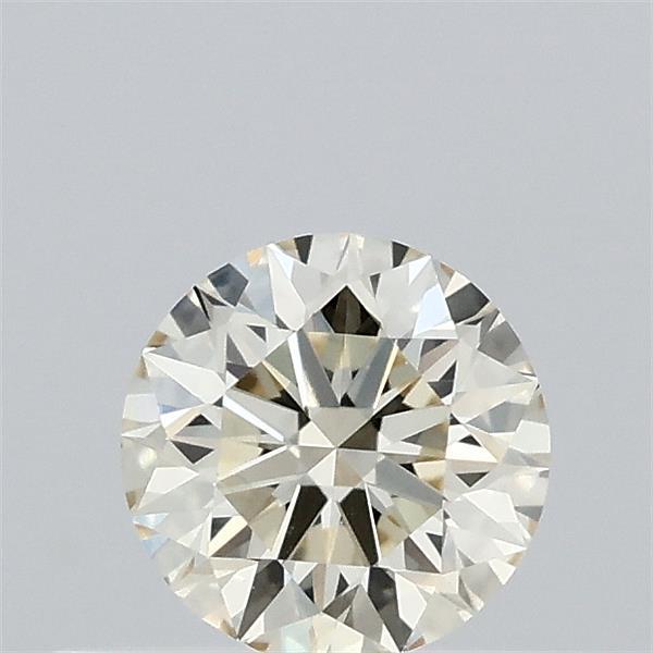 0.36 Carat Round Shaped, Excellent Cut, Y-Z Color, VVS2 Clarity, IGI Certified Lab Grown Diamond